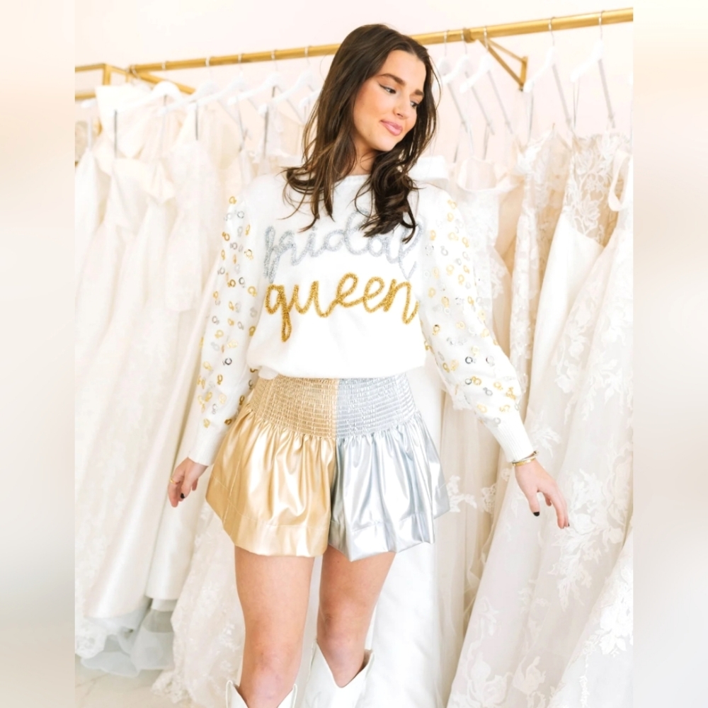 NWT Queen of Sparkles Bridal Queen Sweater | Sizes M & L